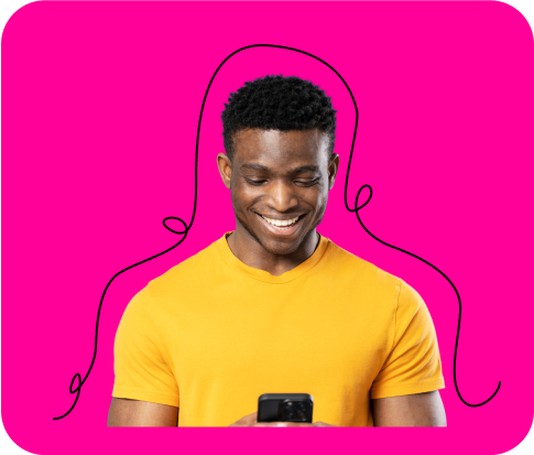 Man on phone